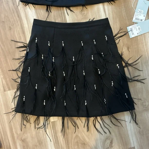 ANTONIO MELANI Black Skirt set